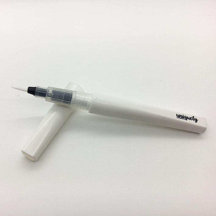Uniquely Creative Sparkle Brush Pen Clear