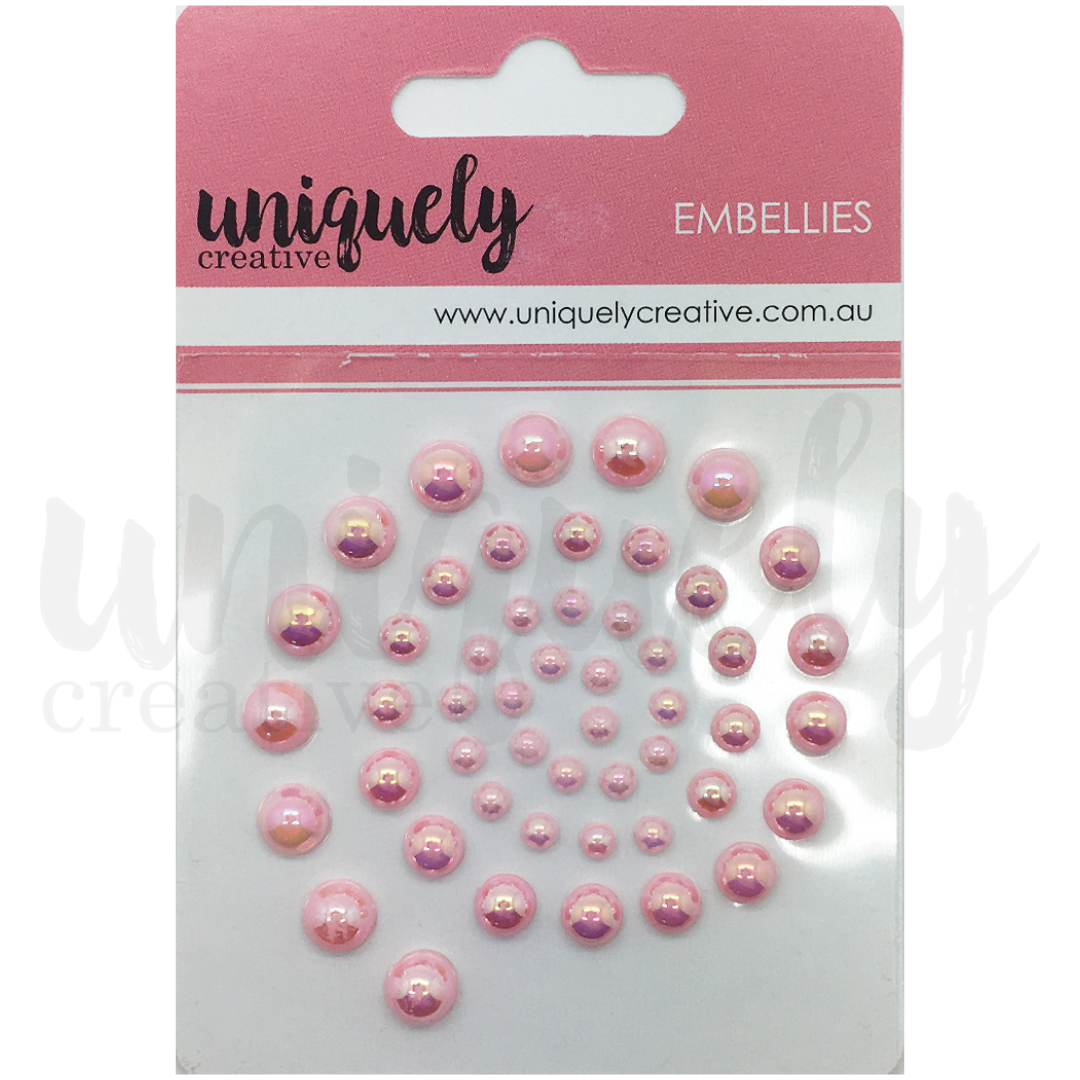 Uniquely Creative Embellishment Adhesive Coral Pearls