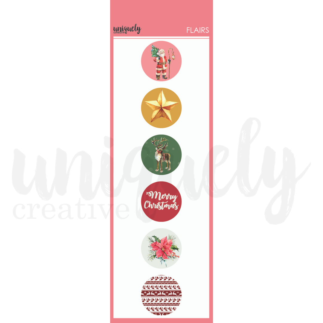 Uniquely Creative Holly Jolly Christmas Flairs