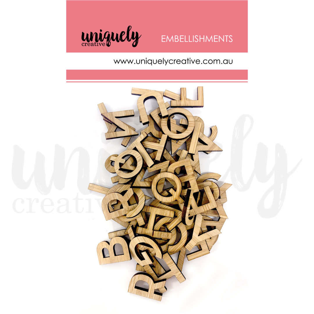 Uniquely Creative Wooden Alphabet