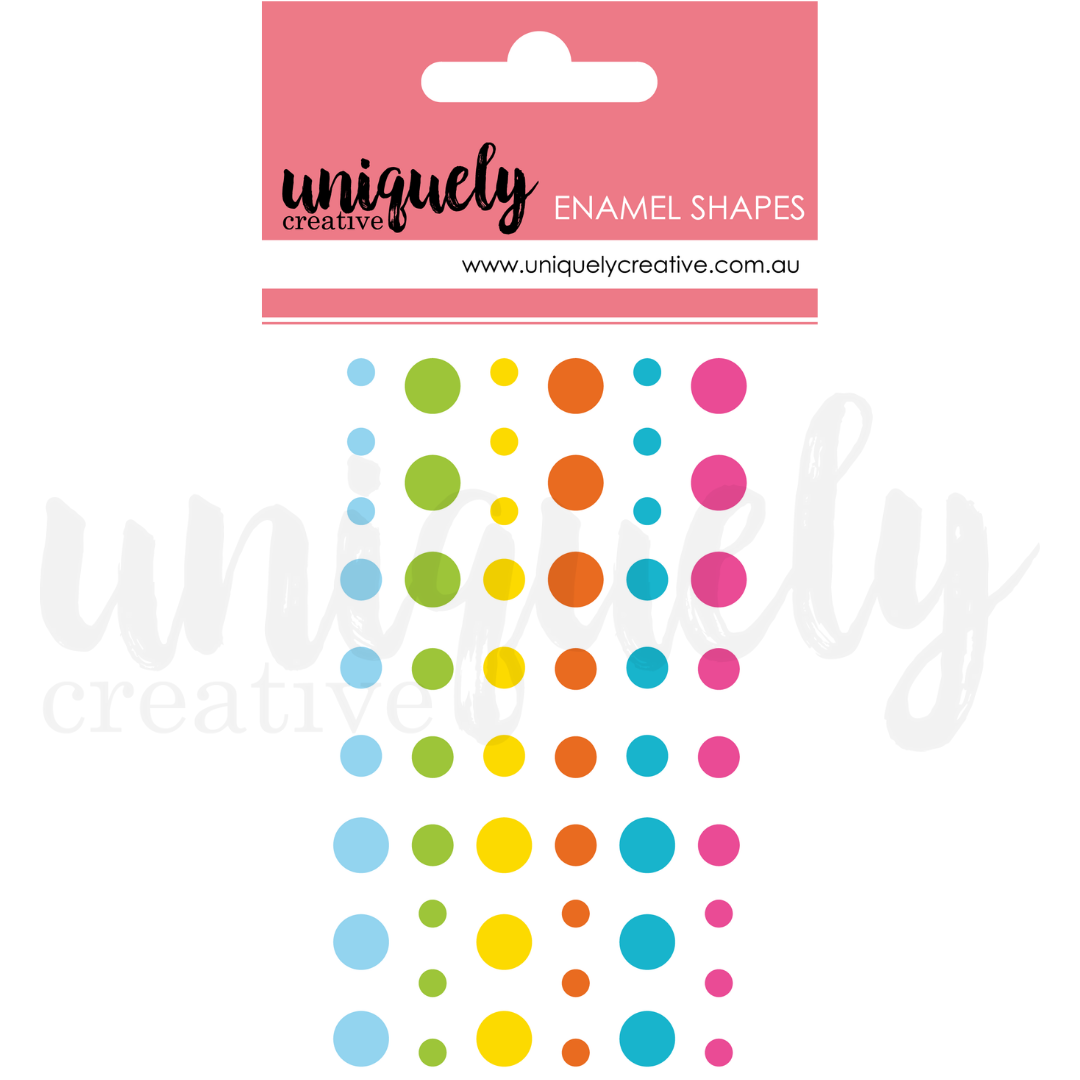 Uniquely Creative Stickers Enamel Dots Spring