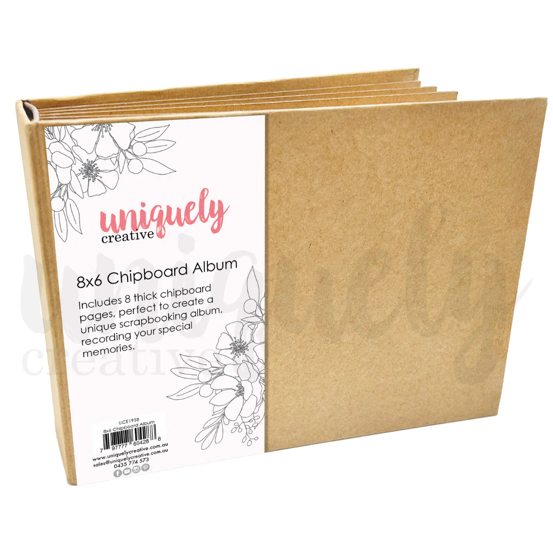 Uniquely Creative 8” x 6” Chipboard Scrapbooking Album