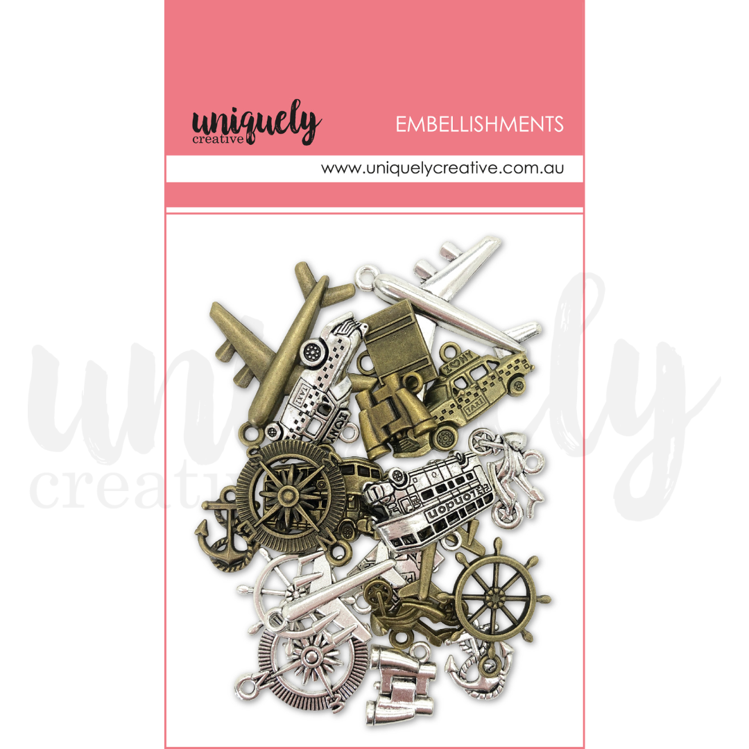 Uniquely Creative Embellishment Travel Charms