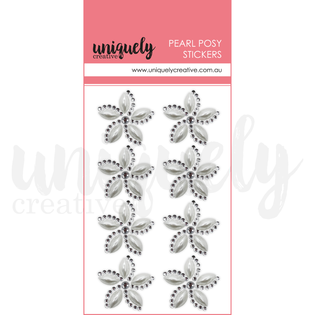 Uniquely Creative Pearl Posy Stickers Pearl