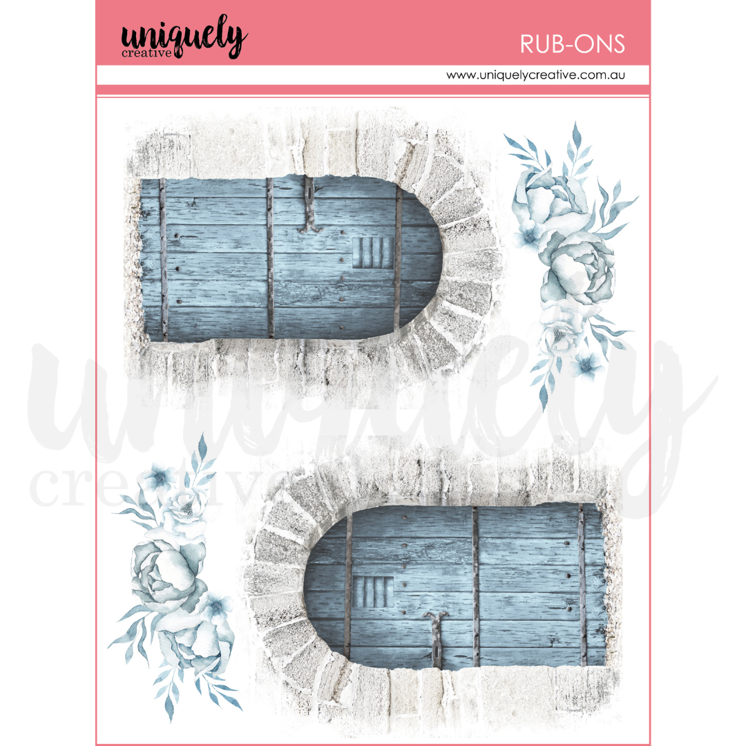 Uniquely Creative Door Rub Ons - Shades of Whimsy