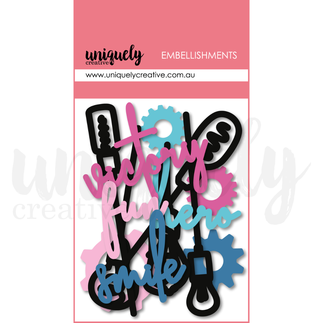 Uniquely Creative Steampunk Graffiti Acrylic Embellishments