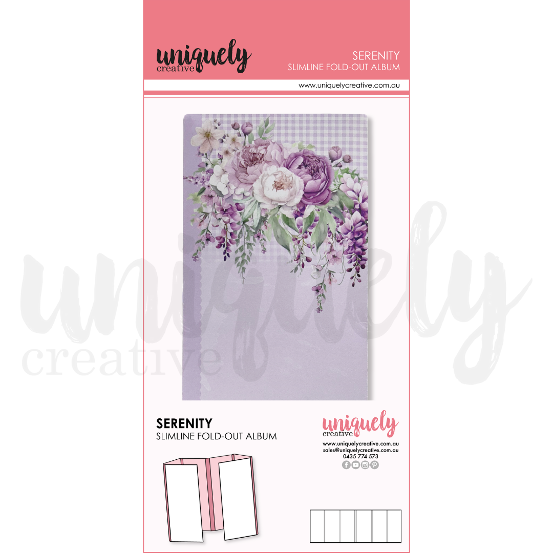 Uniquely Creative Serenity Slimline Fold Out Album
