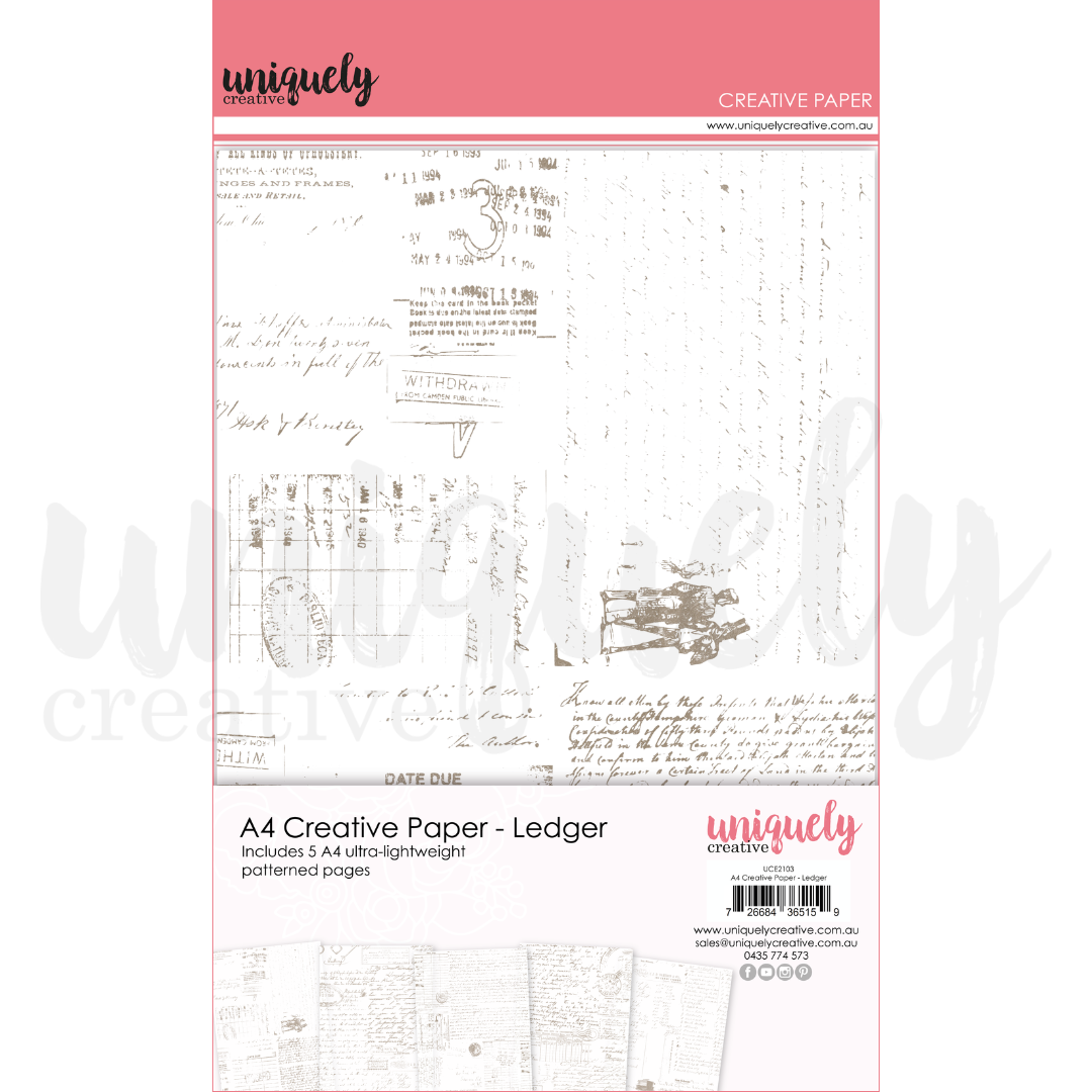 Uniquely Creative A4 Creative Paper - Ledger