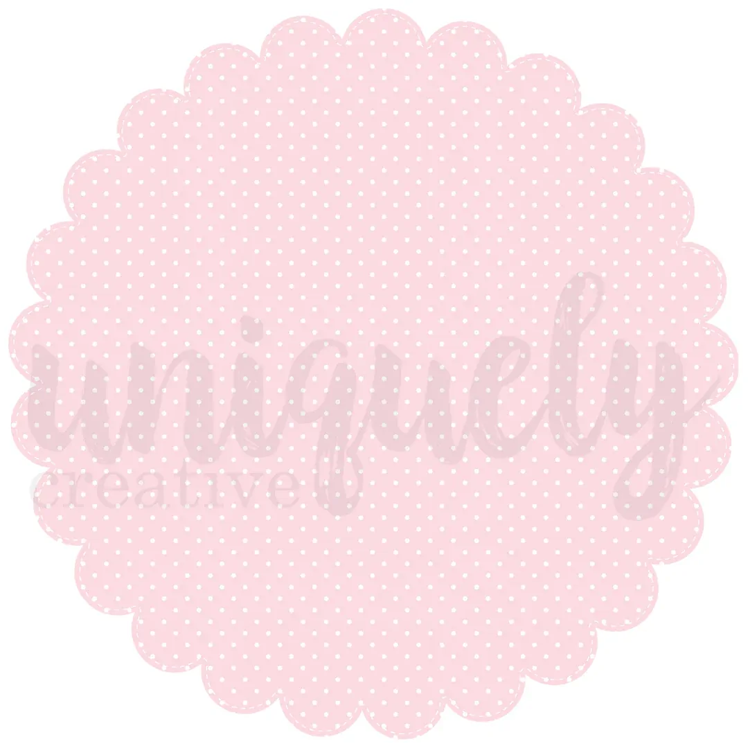 Uniquely Creative Daydreams Scalloped Decorative Base Layer