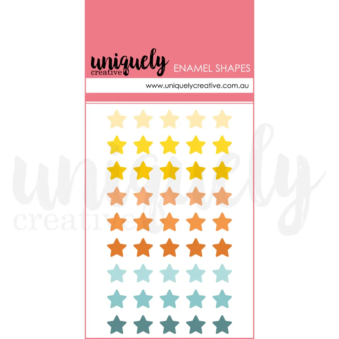 Uniquely Creative Enamel Star Shapes