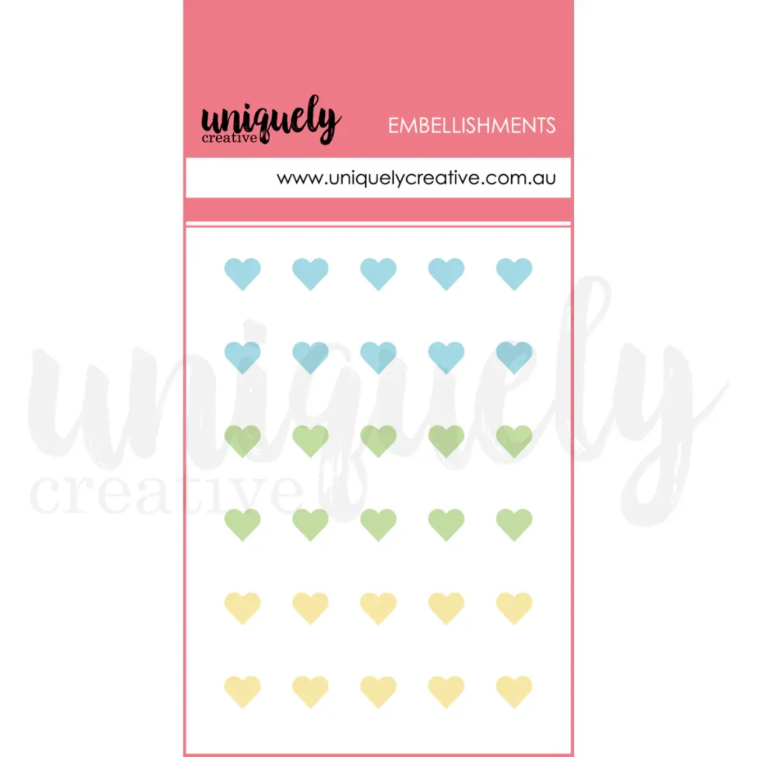 Uniquely Creative Luminous Dew Drop Heart Stickers