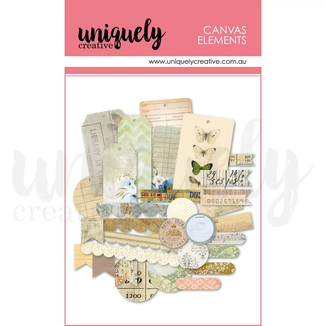 Uniquely Creative Vintage Canvas Elements