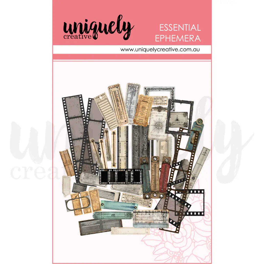 Uniquely Creative Acetate Rustic Ephemera