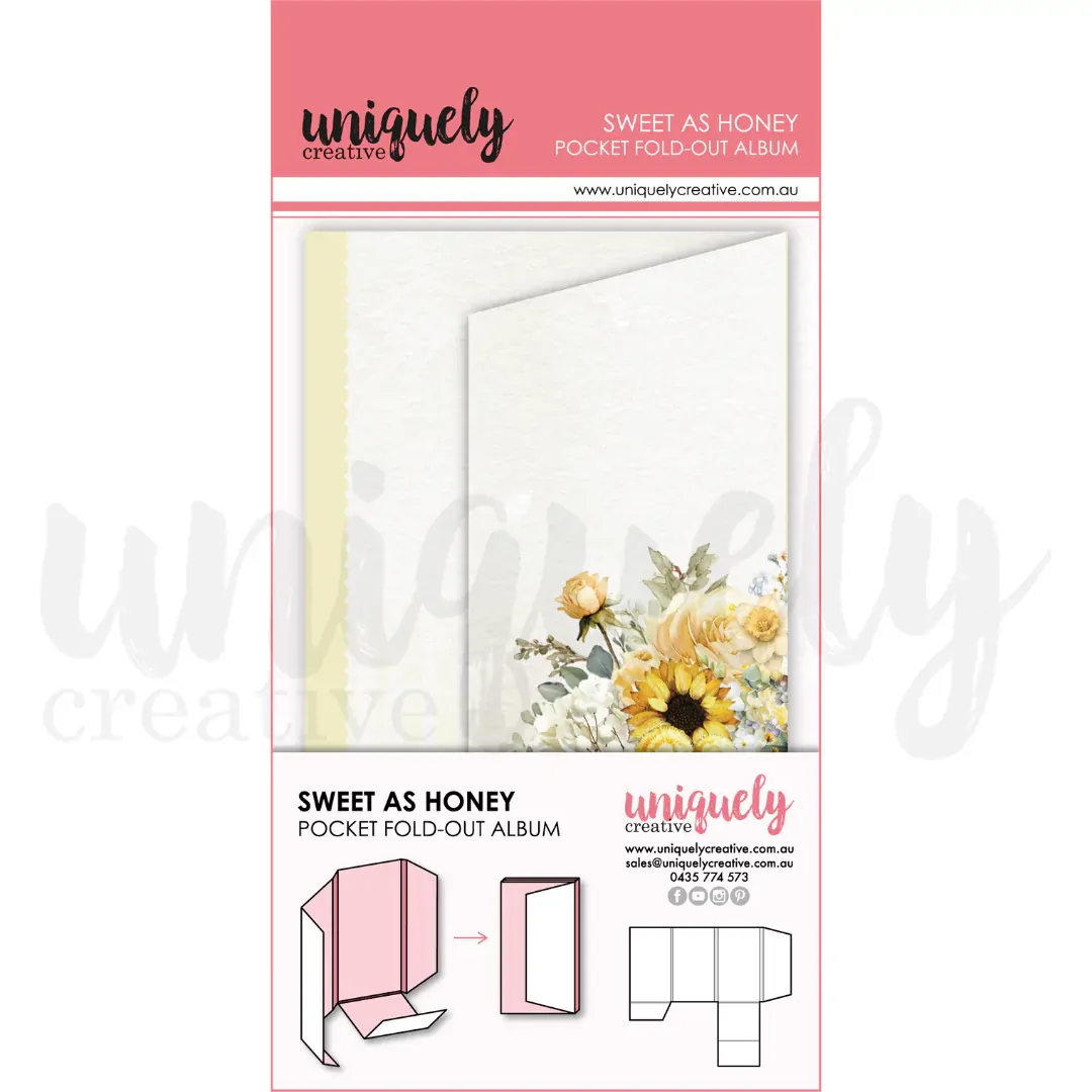 Uniquely Creative Sweet As Honey Pocket Fold-Out Album