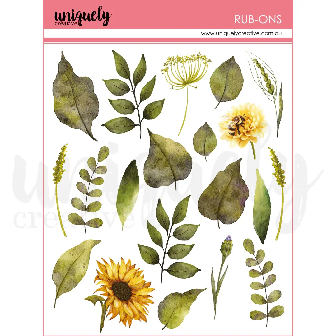 Uniquely Creative Rub Ons - Nature