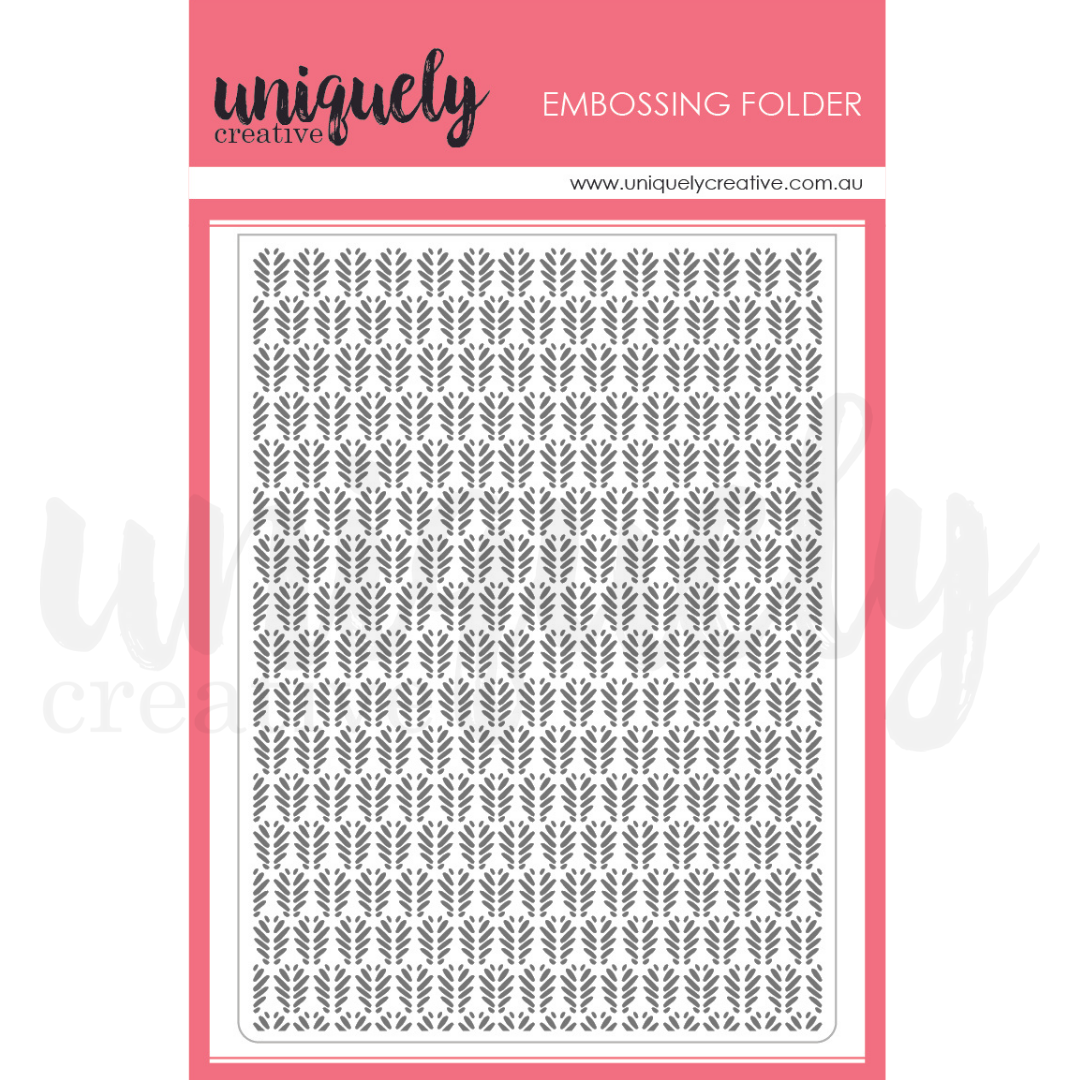 Uniquely Creative Embossing Folder Palm Springs 10.5cm x 14.5cm