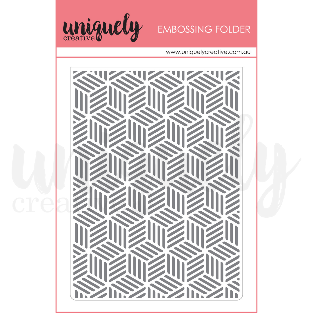 Uniquely Creative Embossing Folder Mesmerise 10.5cm x 14.5cm
