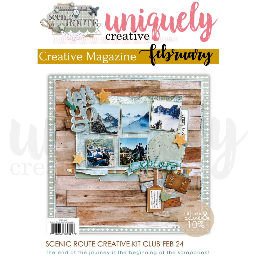 Uniquely Creative Mag February 2024 Scenic Route