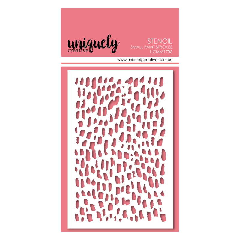 Uniquely Creative Small Paint Strokes Stencil