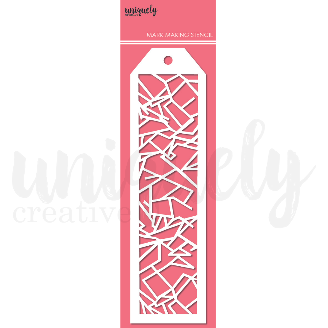 Uniquely Creative Mark Making Stencil Shatter