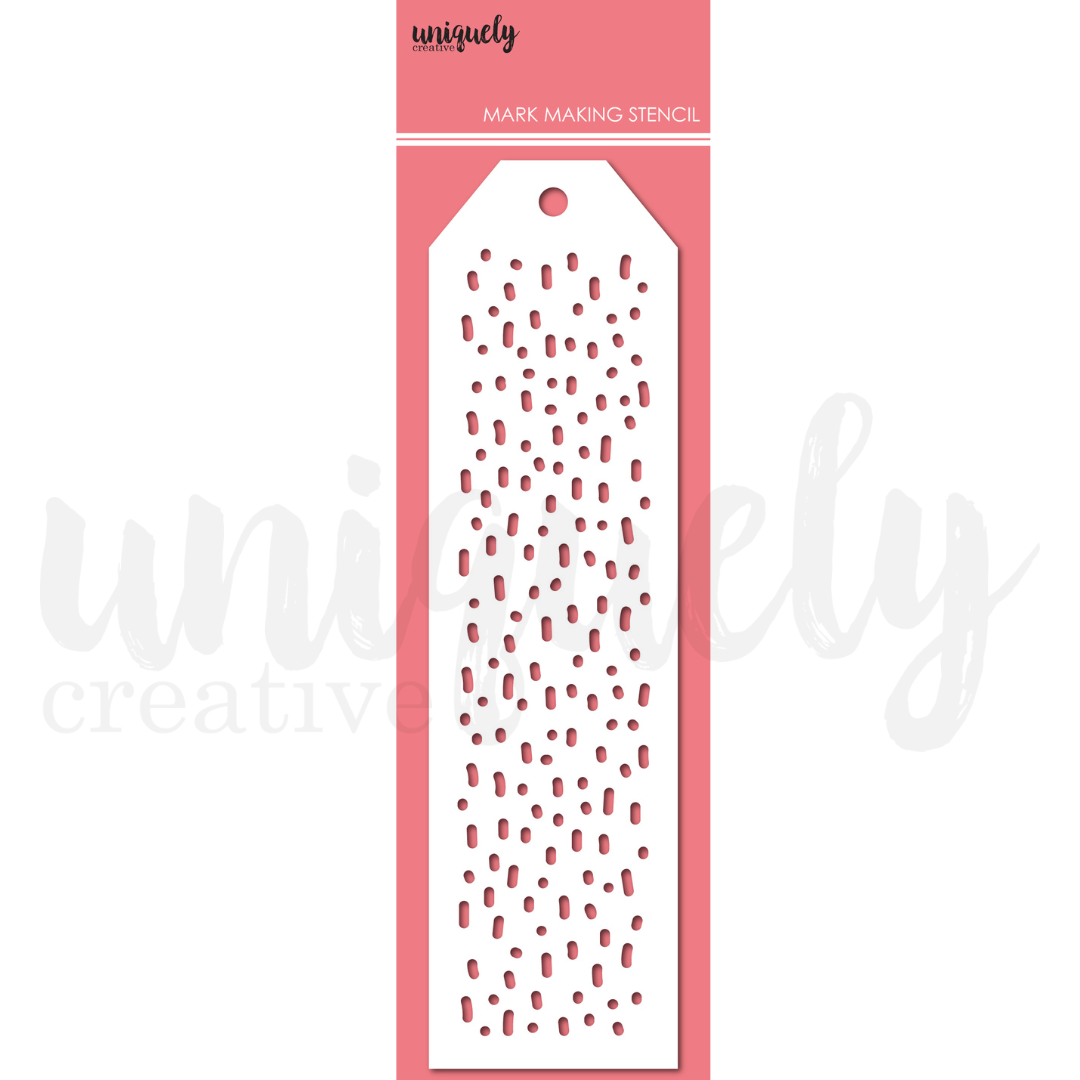 Uniquely Creative Mark Making Stencil - Dash