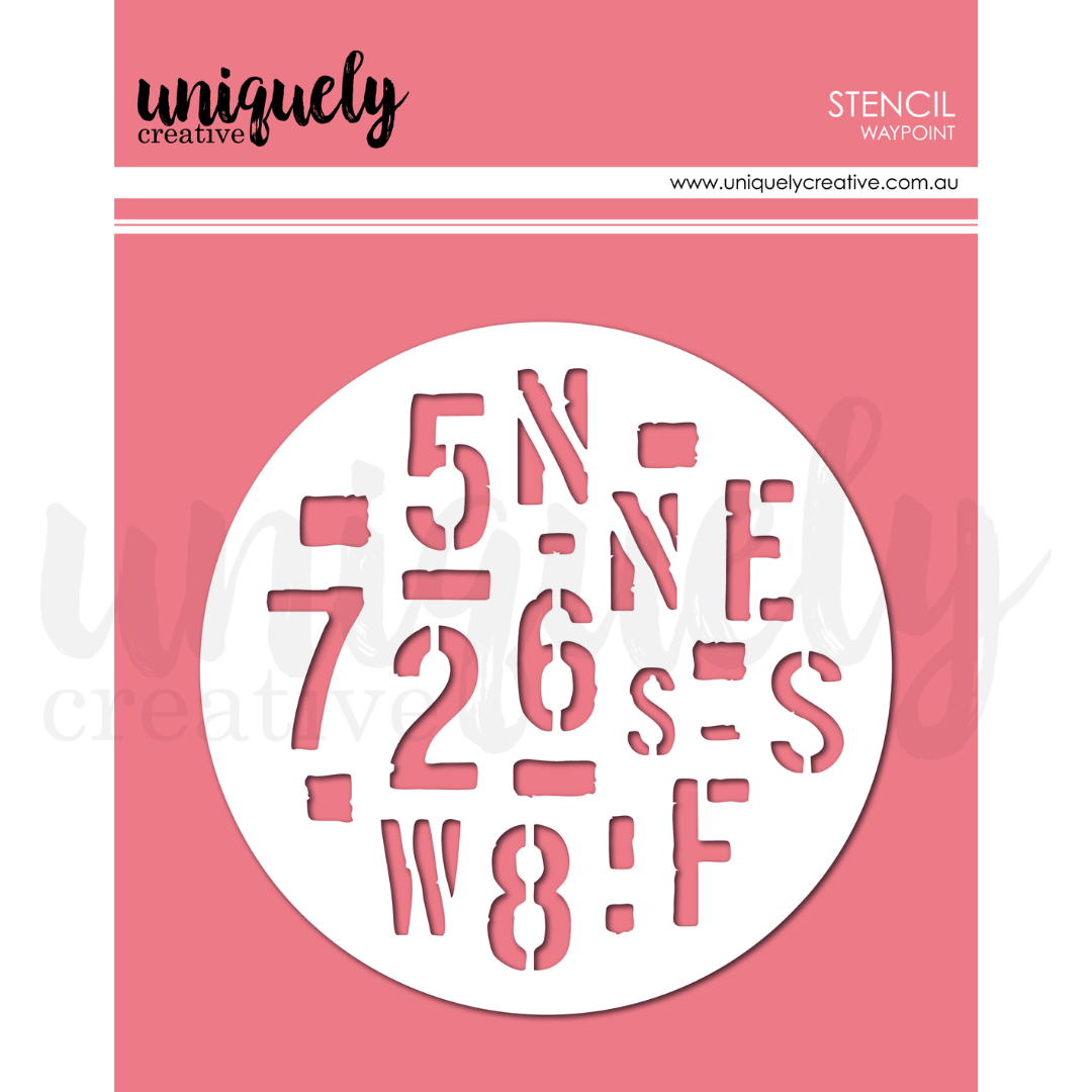 Uniquely Creative Waypoint Stencil