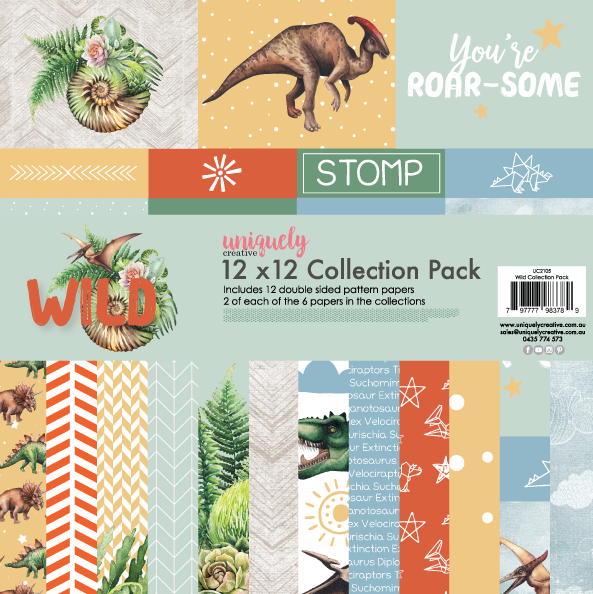 Uniquely Creative 12x12 Cardstock 210gsm Wild Collection