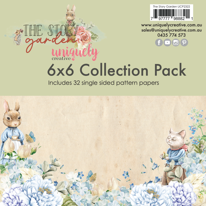 Uniquely Creative 210gsm Cardstock 6x6 The Story Garden
