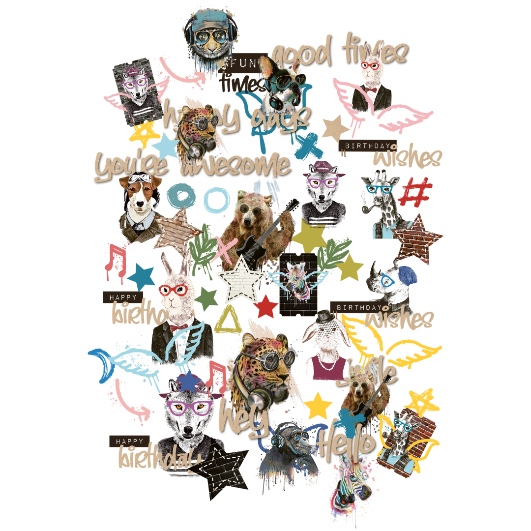 Uniquely Creative Die Cuts Eclectic Grunge Creative Cuts