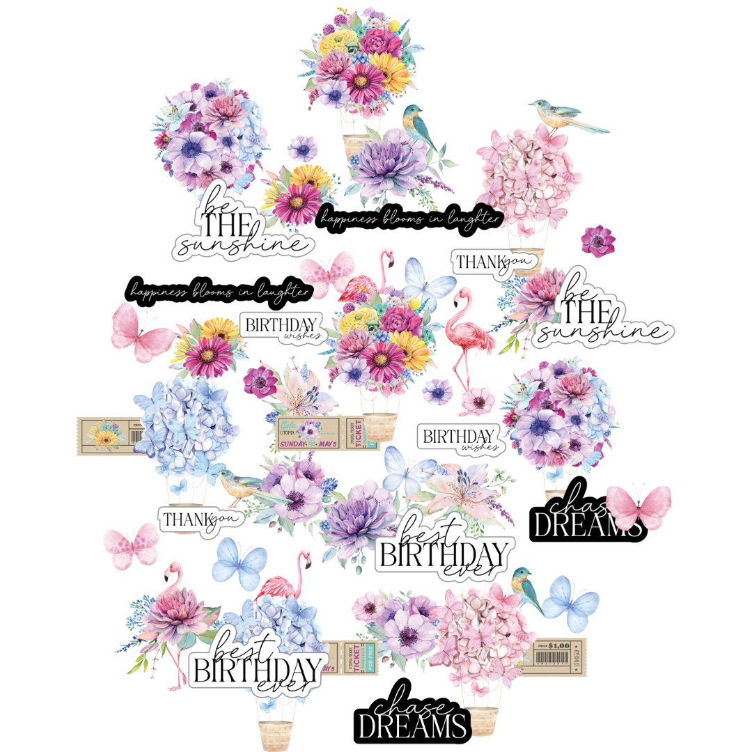 Uniquely Creative Die Cuts Flowering Utopia Creative Cuts