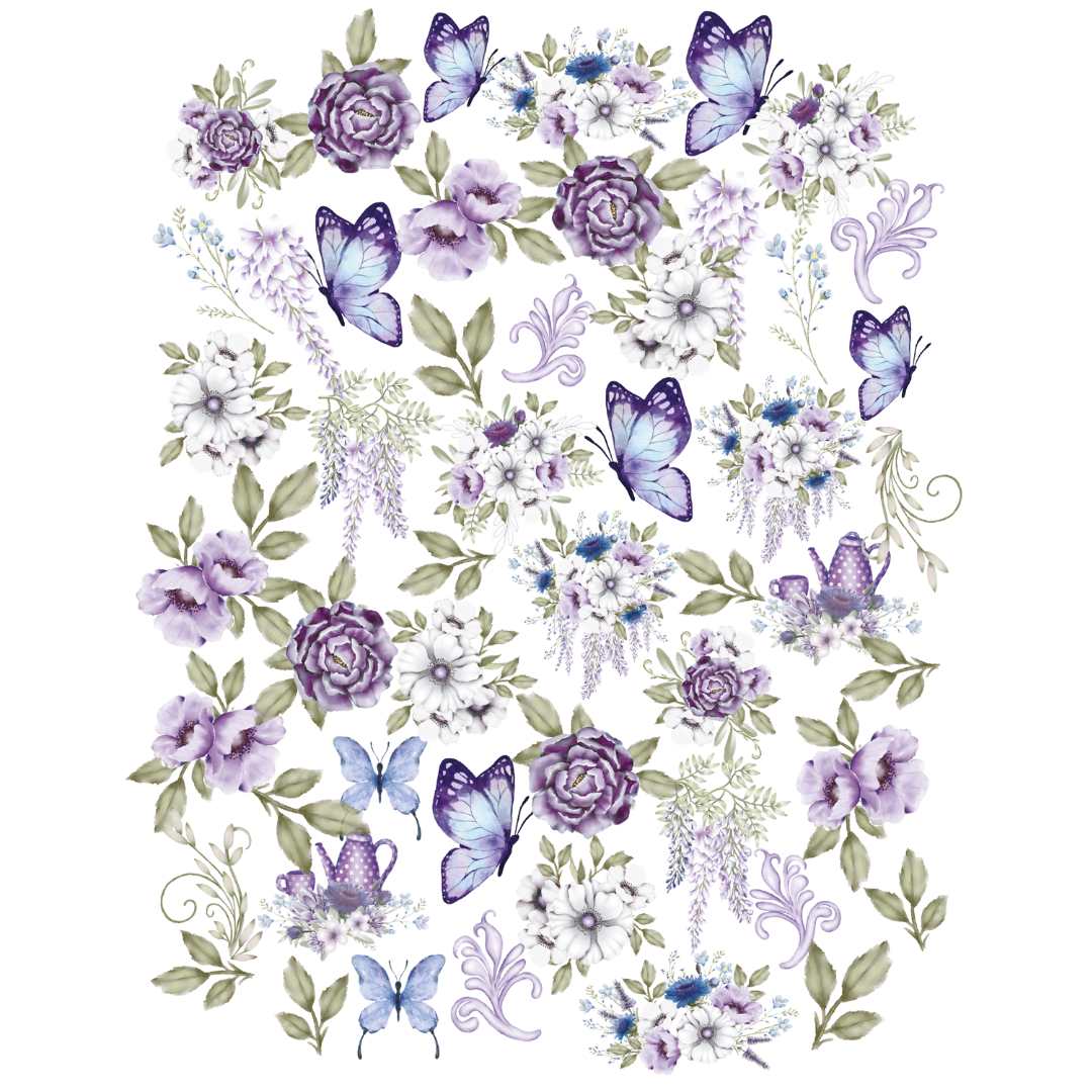 Uniquely Creative Die Cuts Wisteria Lane Vellum Creative Cuts