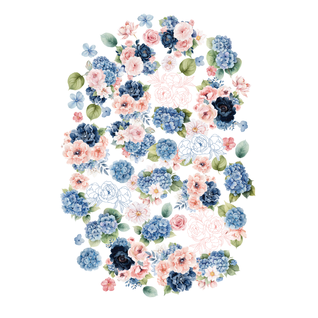 Uniquely Creative Die Cuts Indigo Bloom Vellum Creative Cuts