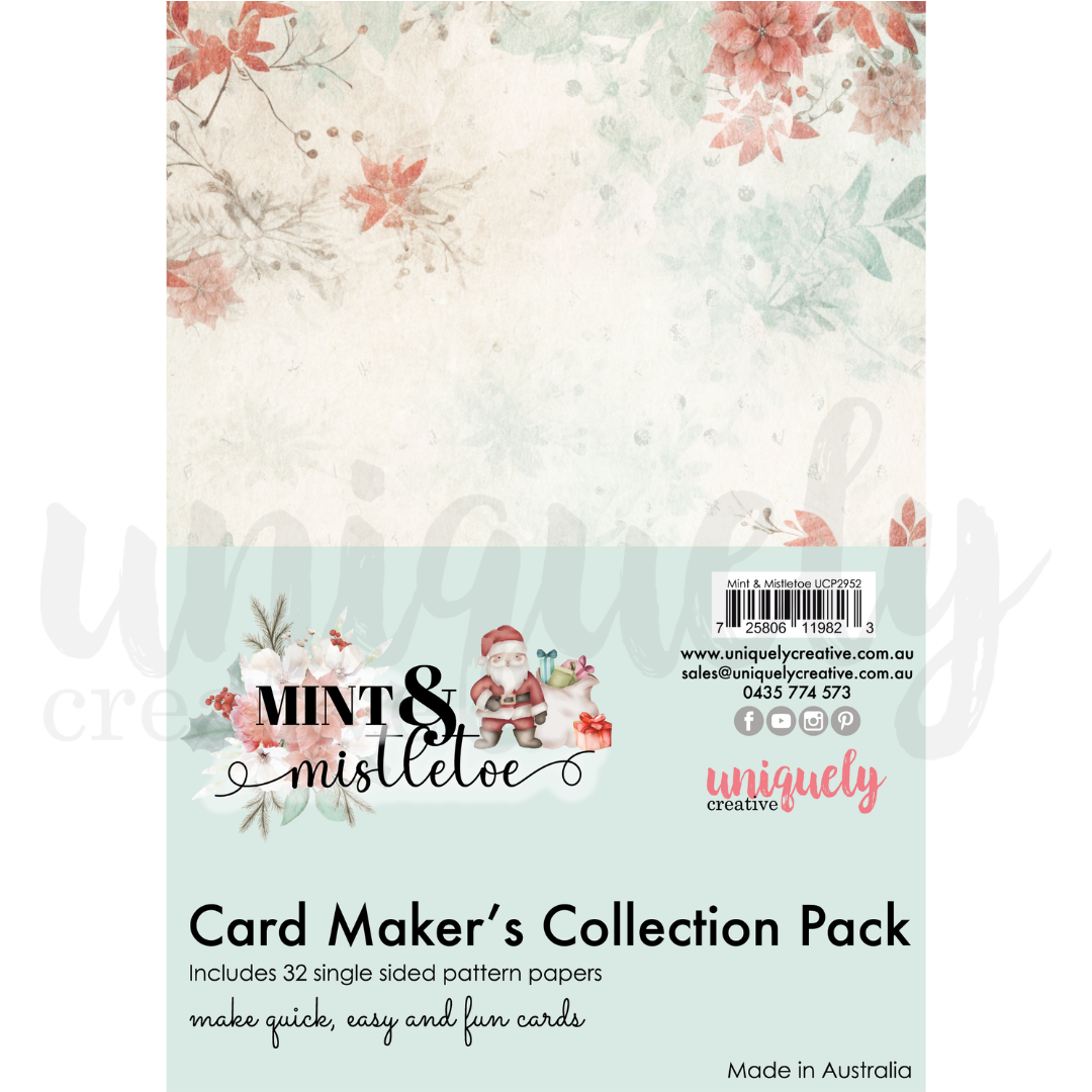 Uniquely Creative Card Maker’s Collection Pack Mint & Mistletoe
