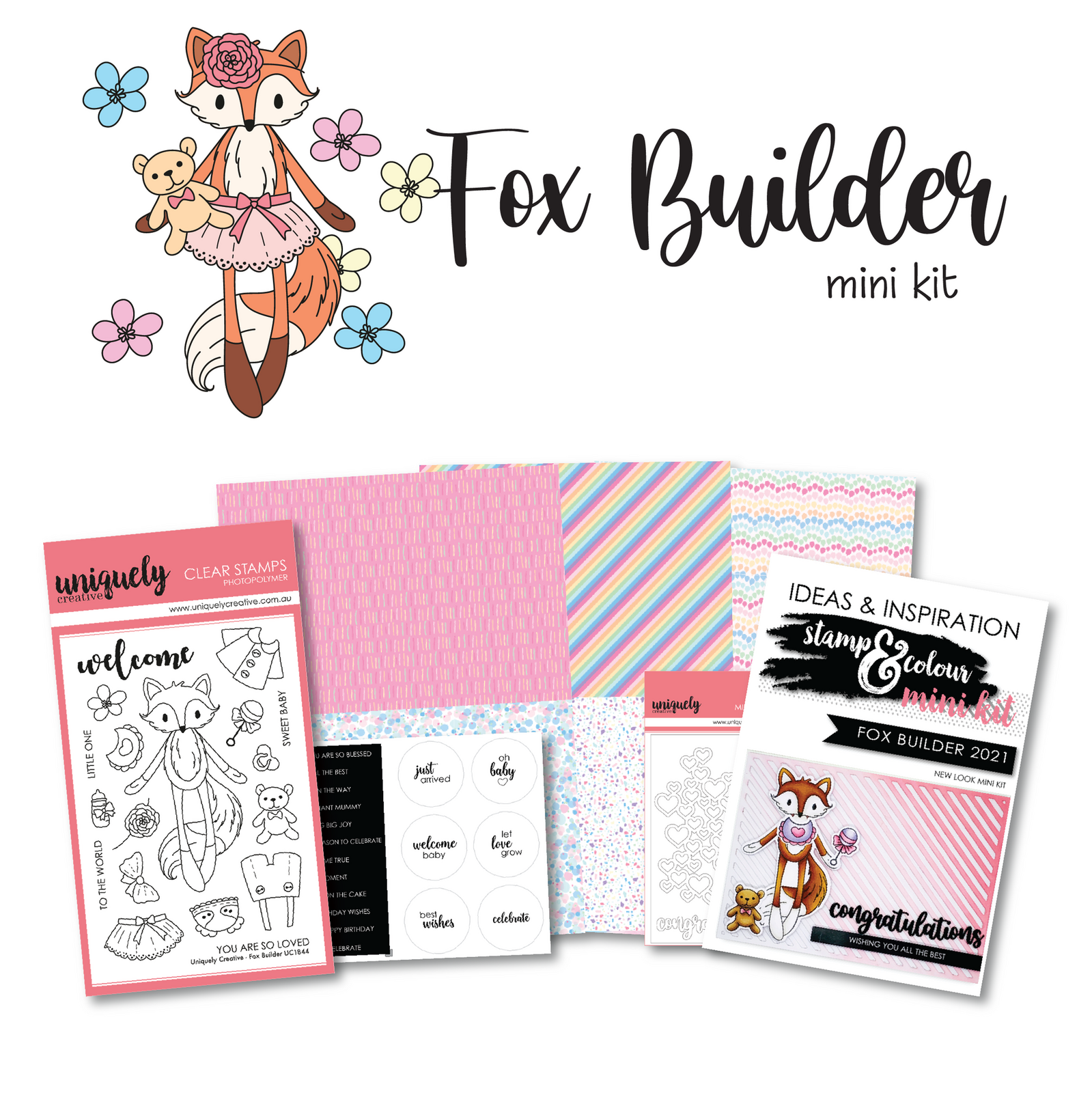 Uniquely Creative Fox Builder Mini Kit