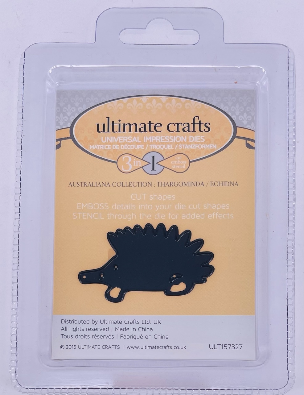 Ultimate Crafts Dies Australiana Thargominda Echidna 