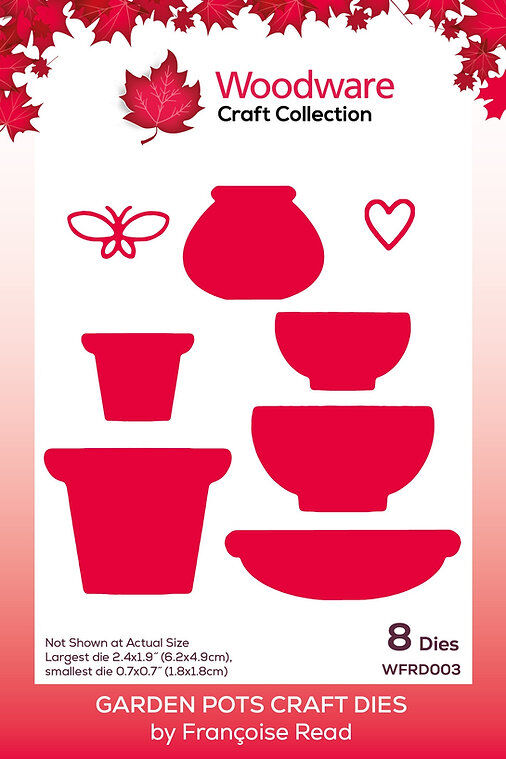 Woodware Garden Pots Craft Dies by Françoise Read