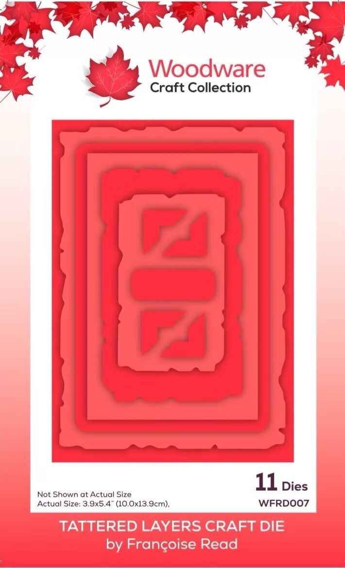 Woodware Tattered Layers Craft Dies by Françoise Read