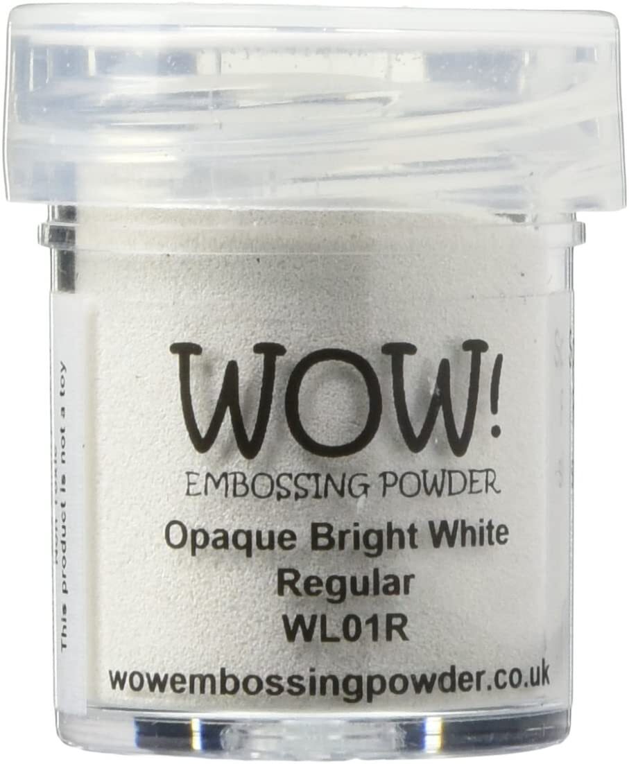 WOW! Embossing Powder 15ml Opaque Bright White Regular