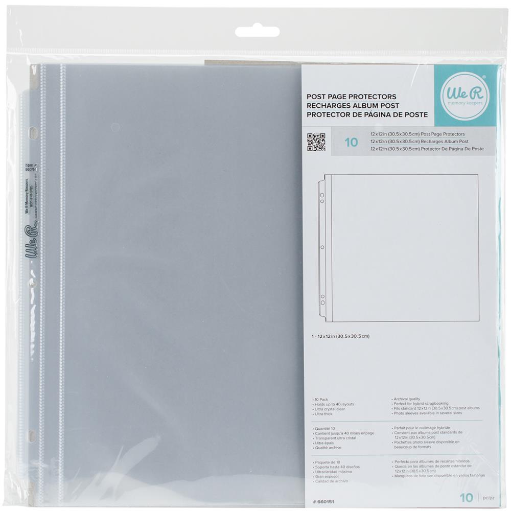 12x12 Album Refills for PostBound Photo Albums 10 Pack We R Memory Keepers 