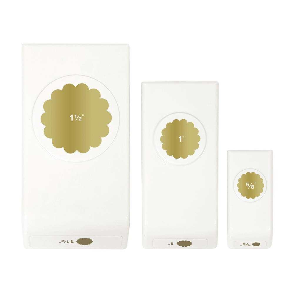 We R Memory Keepers Layering Punches 3/Pkg Scallop Circles