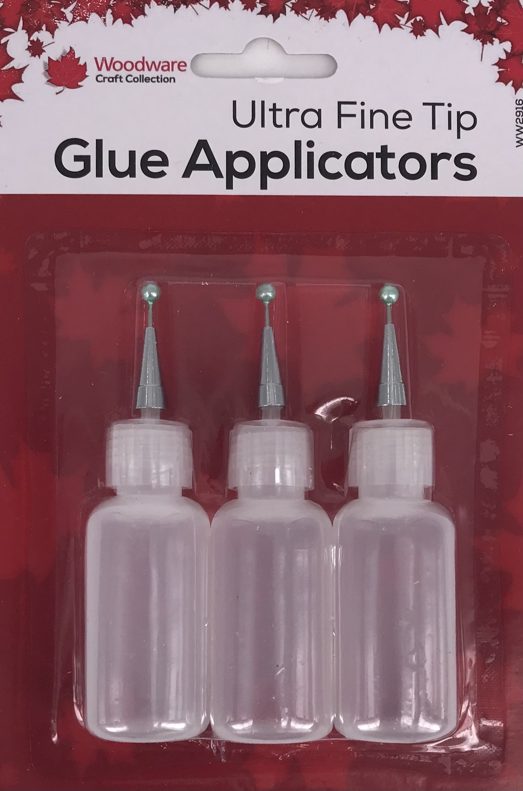 Woodware Ultra Fine Tip Glue Applicator Bottles 3pk