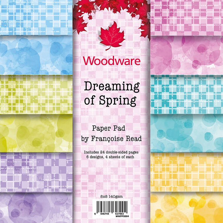 Woodware Dreaming of Spring 140gsm Paper Pad by Françoise Read