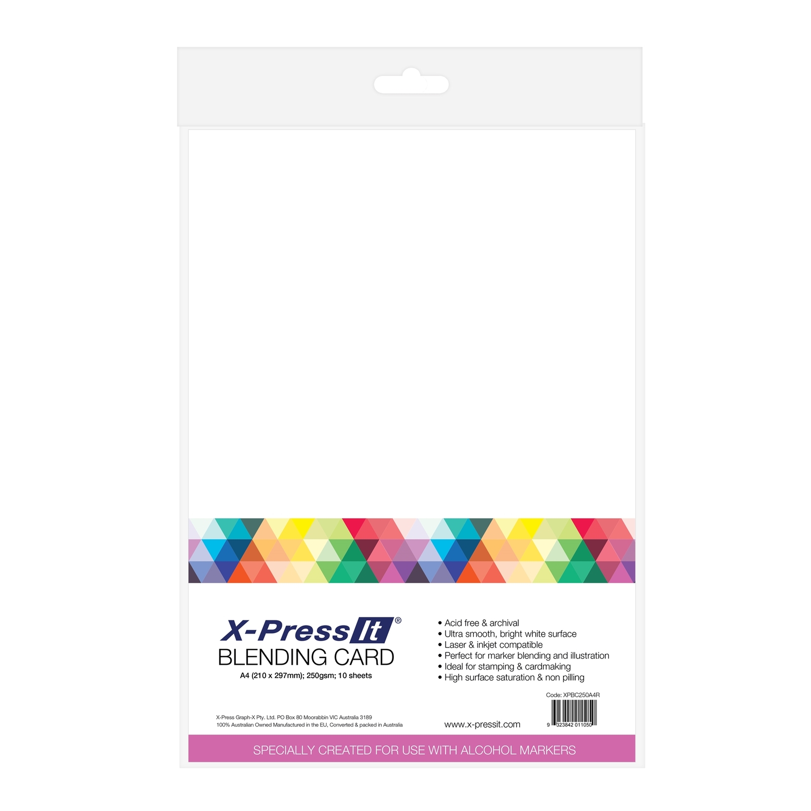 X-Press It Blending Card A4 250gsm 10pk