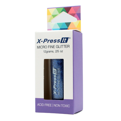X-Press It Micro Fine Glitter 12gms Sapphire