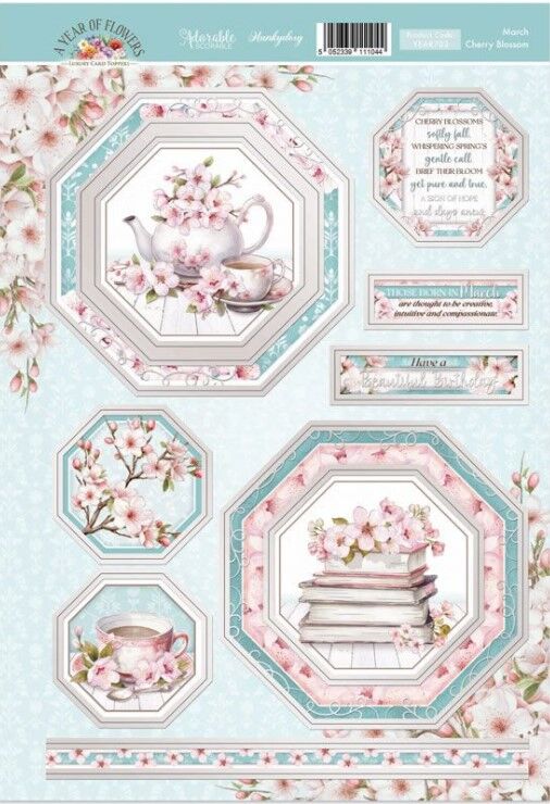 Hunkydory March - Cherry Blossom Luxury Topper Sheet