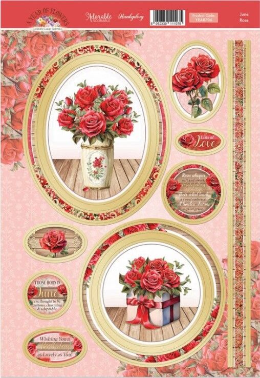 Hunkydory June - Rose Luxury Topper Sheet