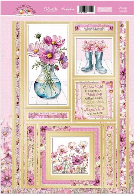 Hunkydory October - Cosmos Luxury Topper Sheet