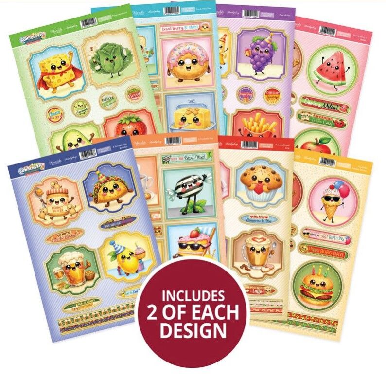 Hunkydory Crafts Pun-tastic - Yum-believable Luxury Card Toppers Kit