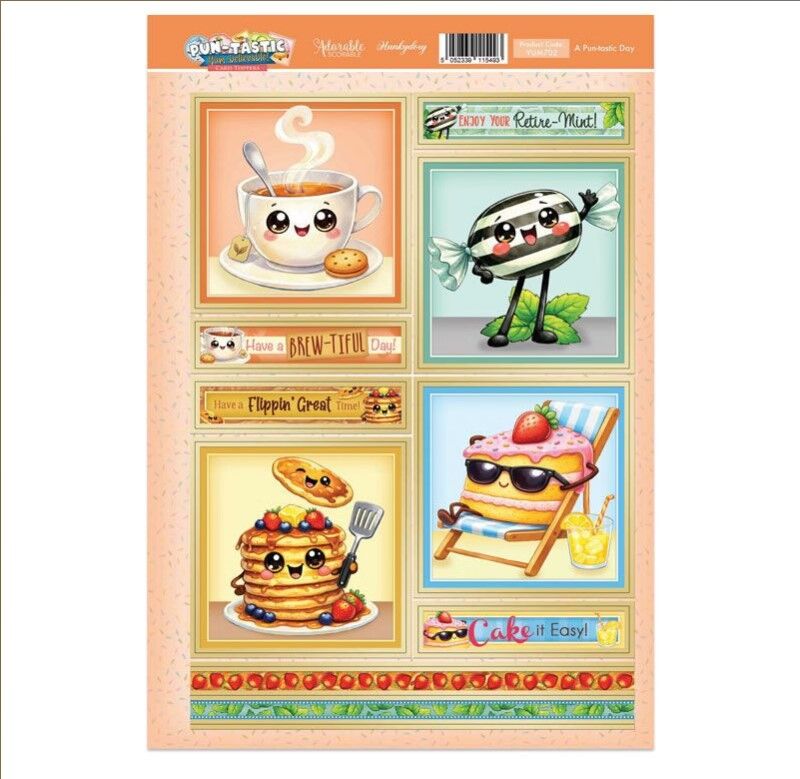 Hunkydory - A Pun-tastic Day - Yum-believable Topper Sheet