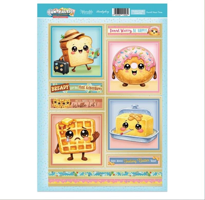 Hunkydory - Pun-til Next Time - Yum-believable Topper Sheet